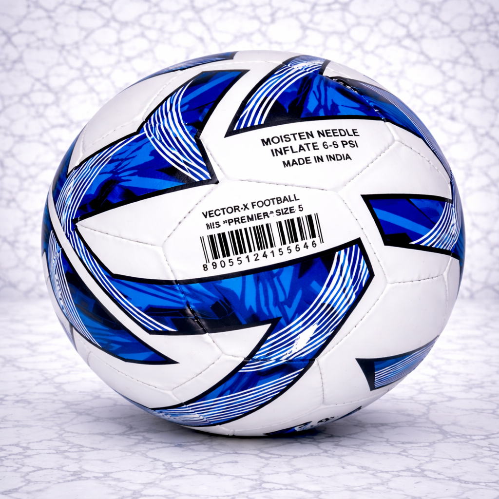Vector X Premier Football – Blue & White / Red & White (Size 5)