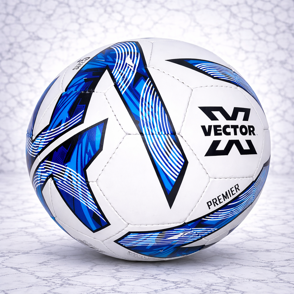 Vector X Premier Football – Blue & White / Red & White (Size 5)