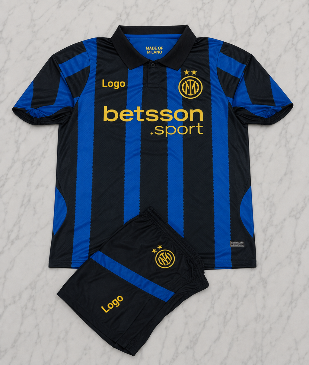 Inter Milan Home 26/27 Football Jersey Set (Jersey + Shorts)