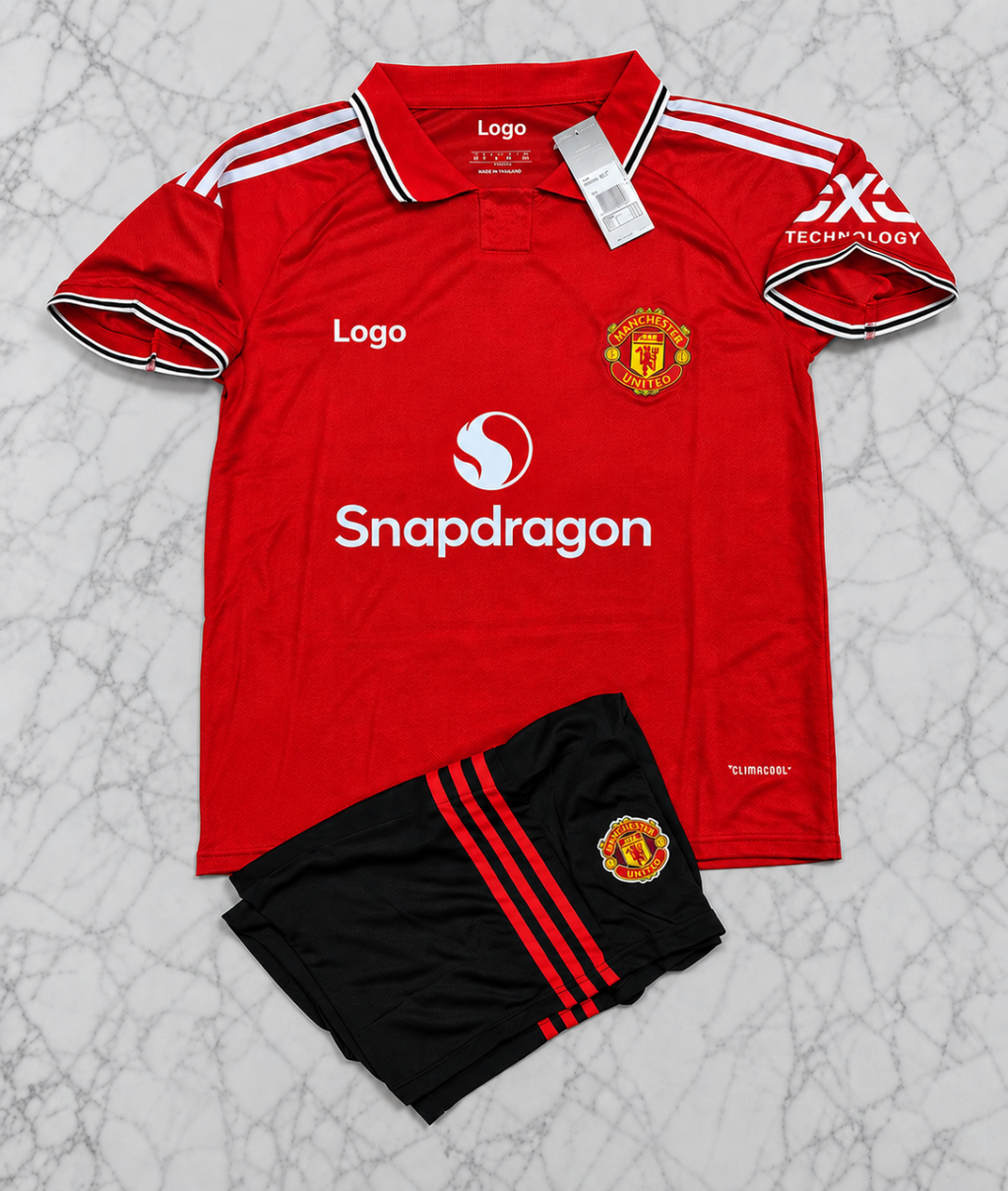 Manchester United Home 26/27 Football Jersey Set (Jersey + Shorts)