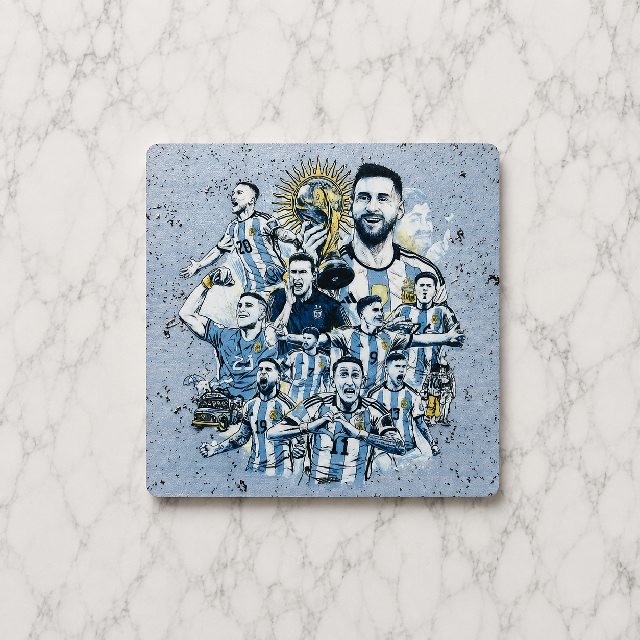 Argentina Football Team Magnetic Sticker