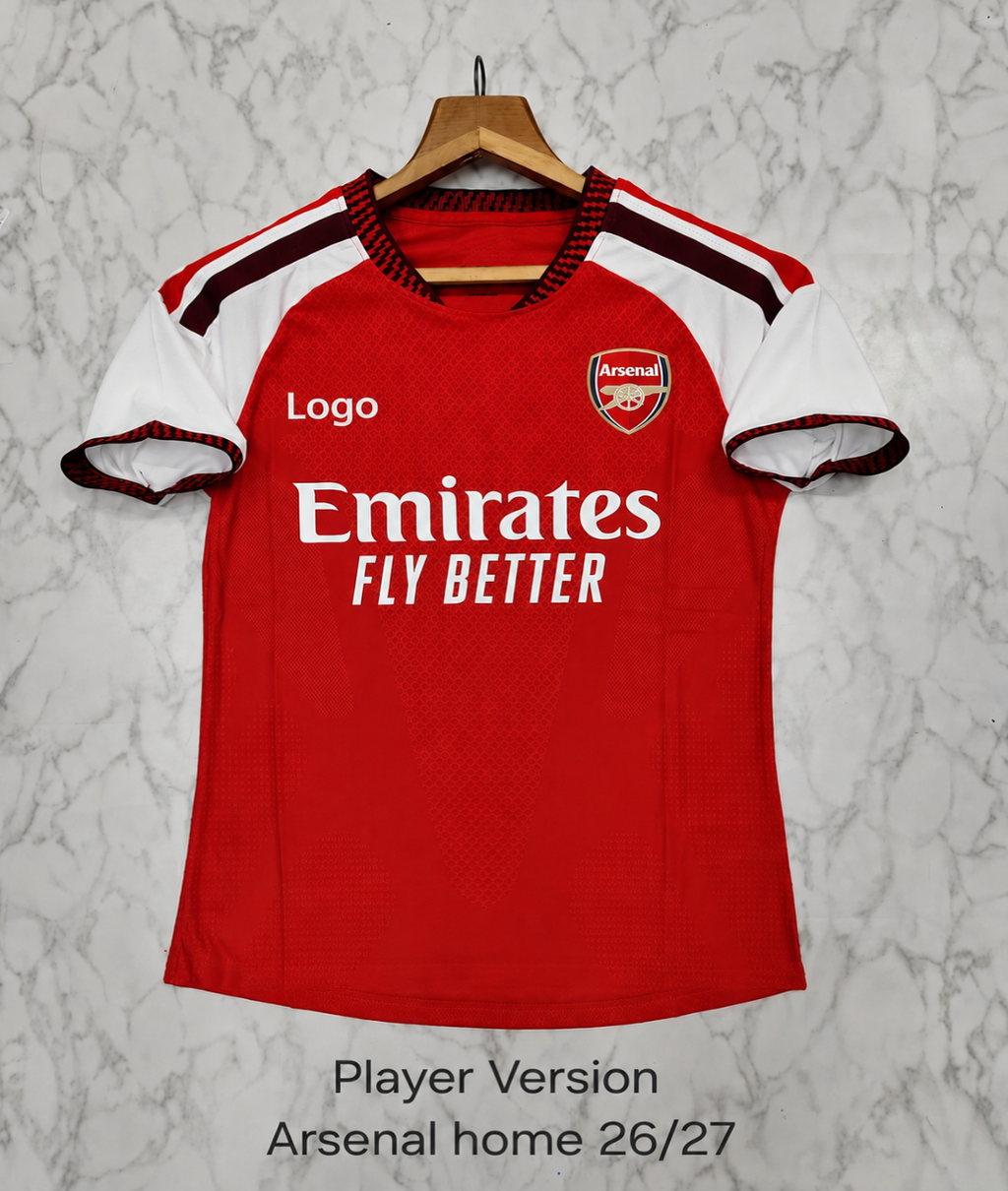Arsenal Home 26/27 Player Version Football Jersey