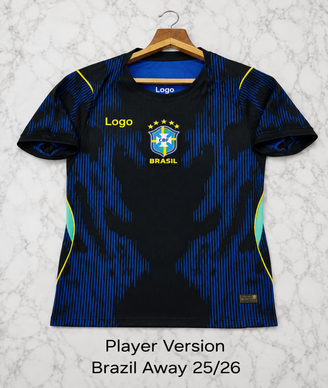 Brazil Away 25/26 Player Version Football Jersey