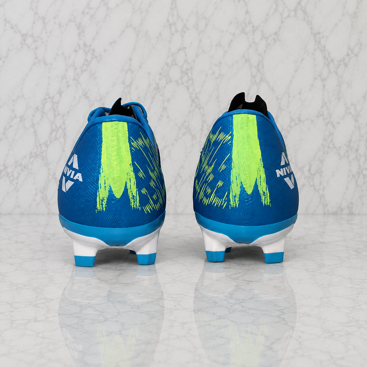 Nivia Nitro Football Studs FB-1663 Metalic Blue