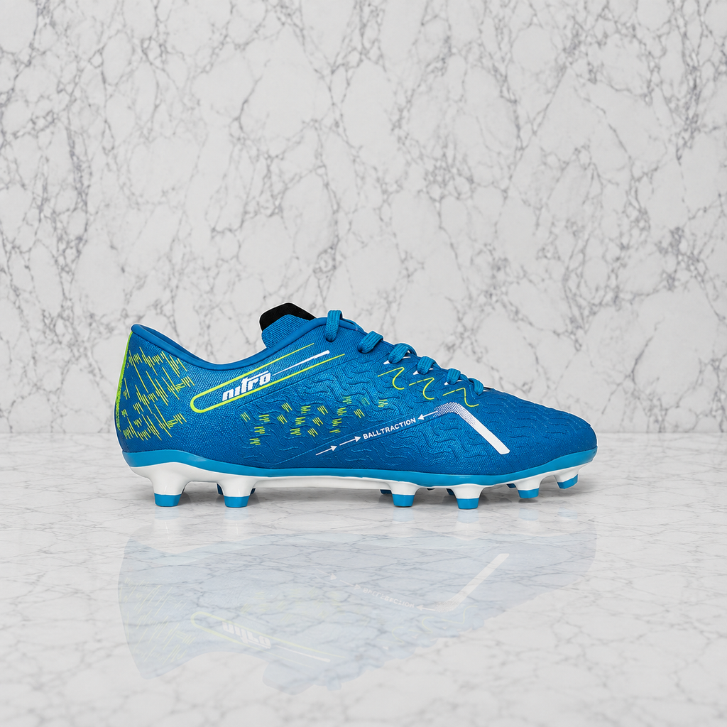 Nivia Nitro Football Studs FB-1663 Metalic Blue