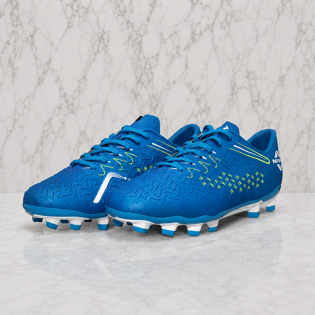 Nivia Nitro Football Studs FB-1663 Metalic Blue