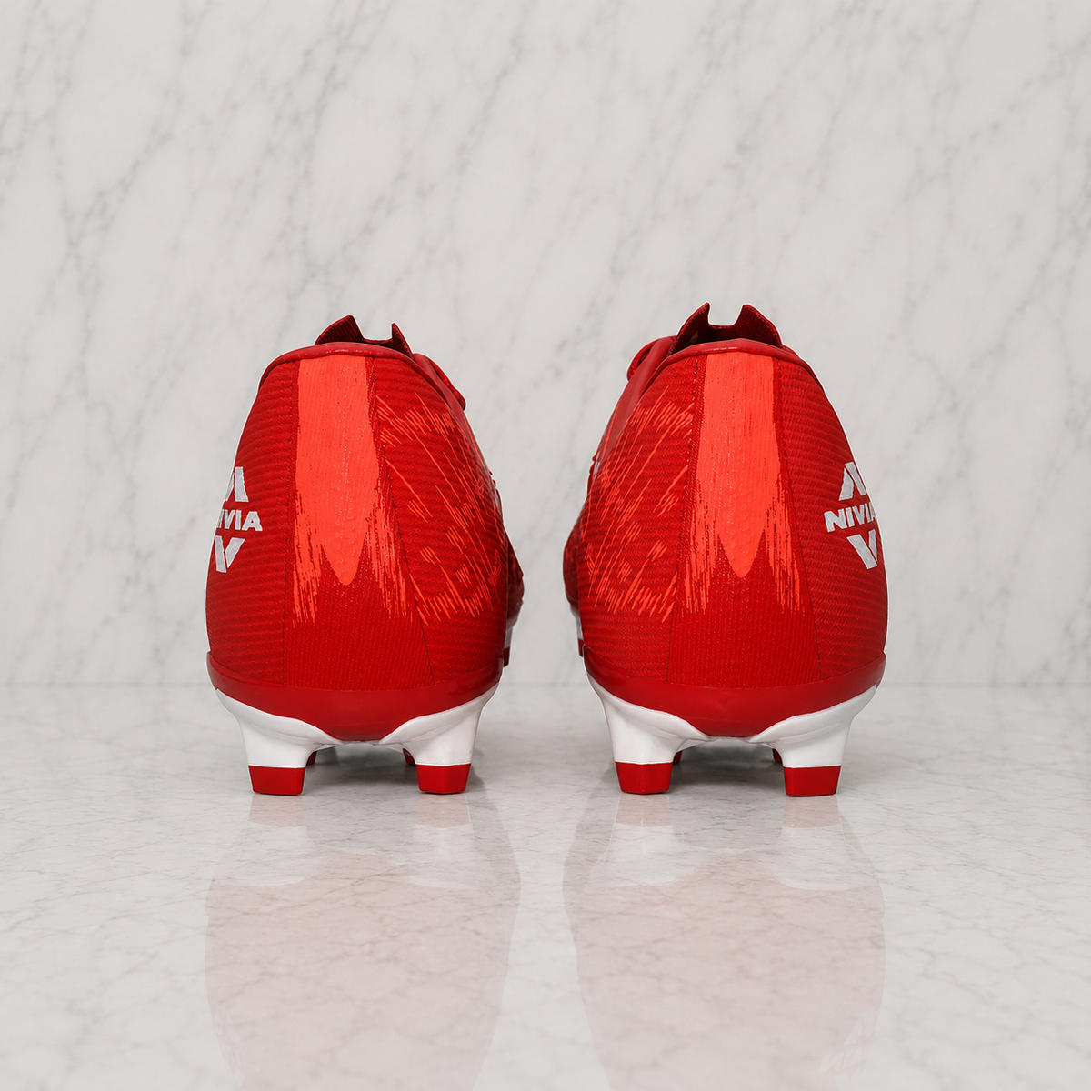 Nivia Nitro Football Studs FB-1663 Metalic Red
