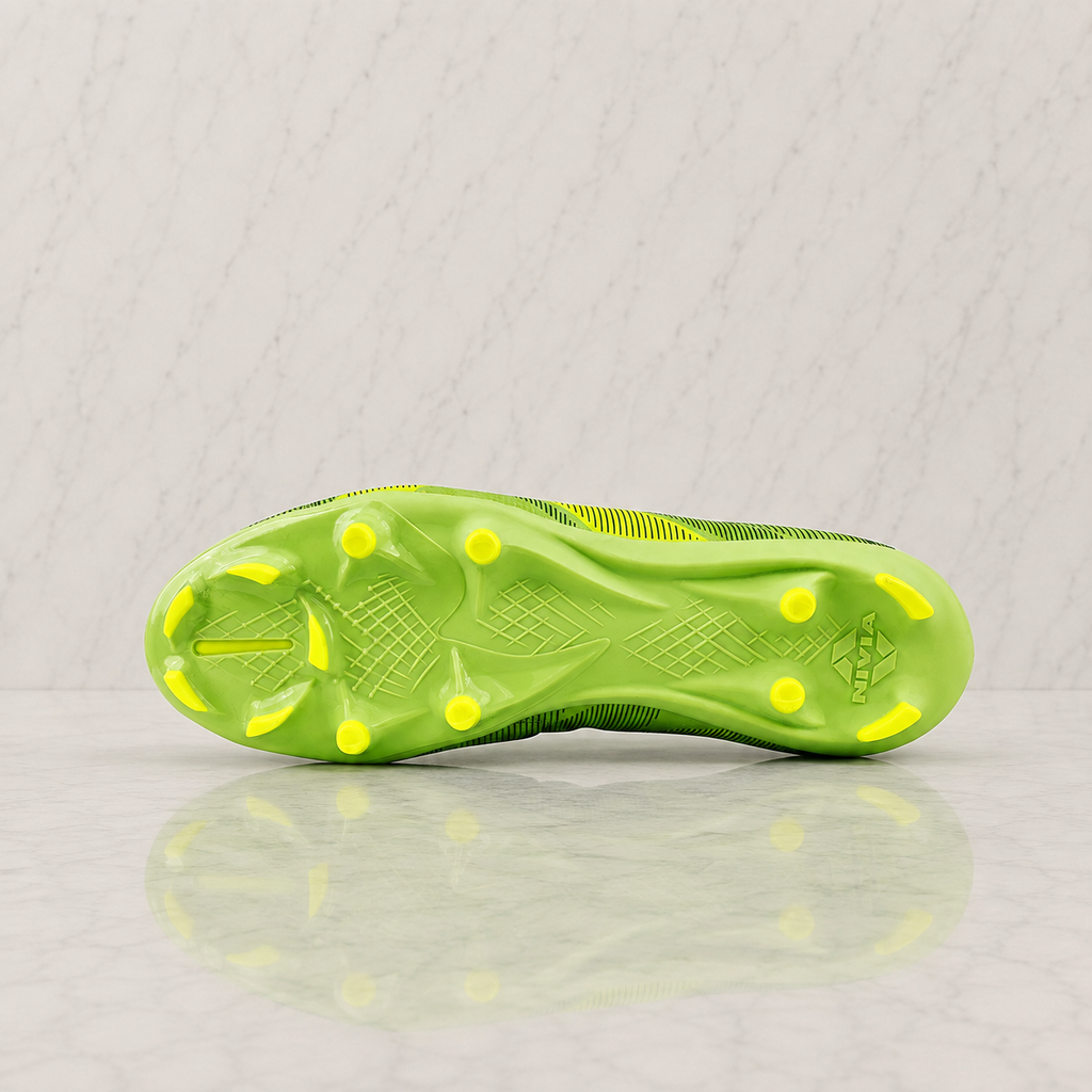 Nivia Encounter 12 Football Studs FB-1533 Green Glow
