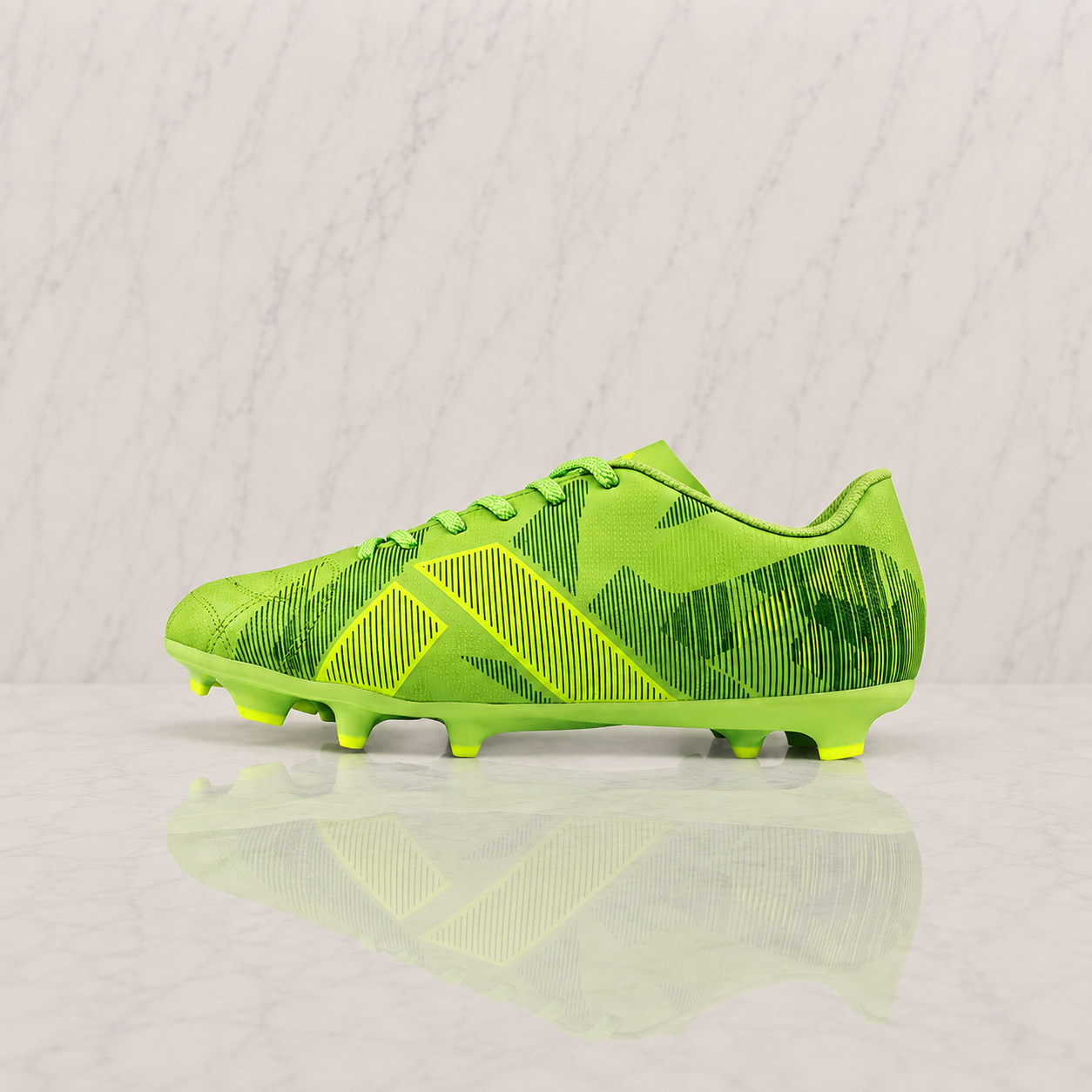Nivia Encounter 12 Football Studs FB-1533 Green Glow