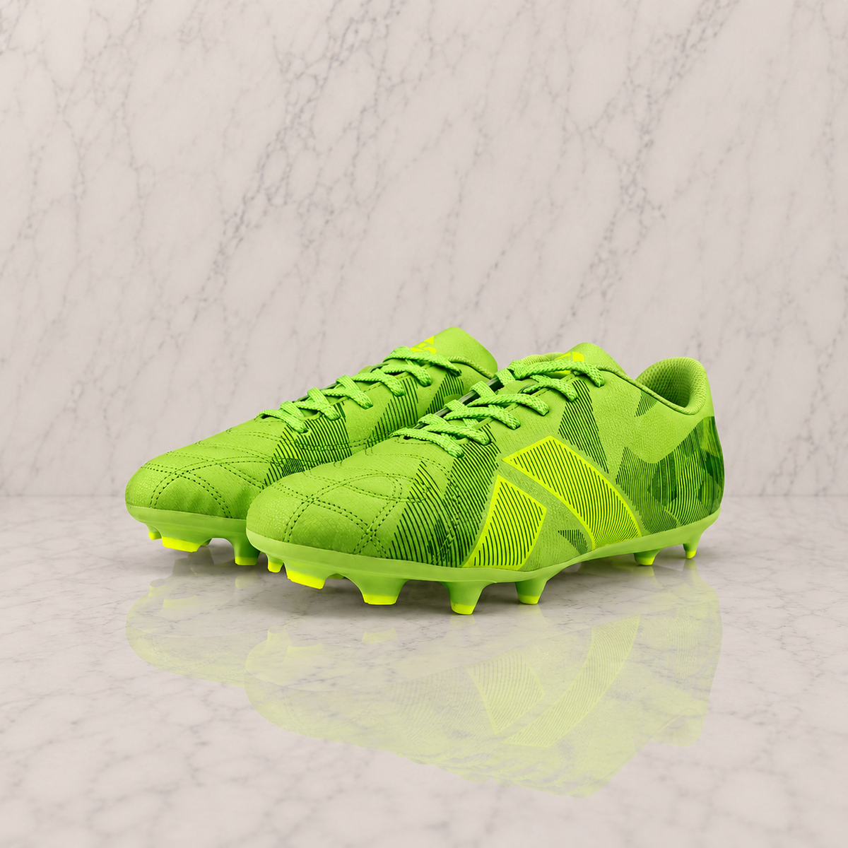 Nivia Encounter 12 Football Studs FB-1533 Green Glow