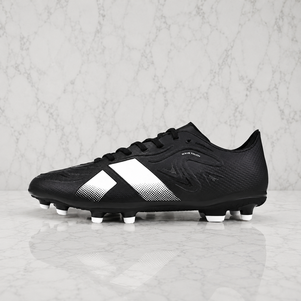 Nivia Ashtang 3.0 Football Studs FB-1670 Black/White