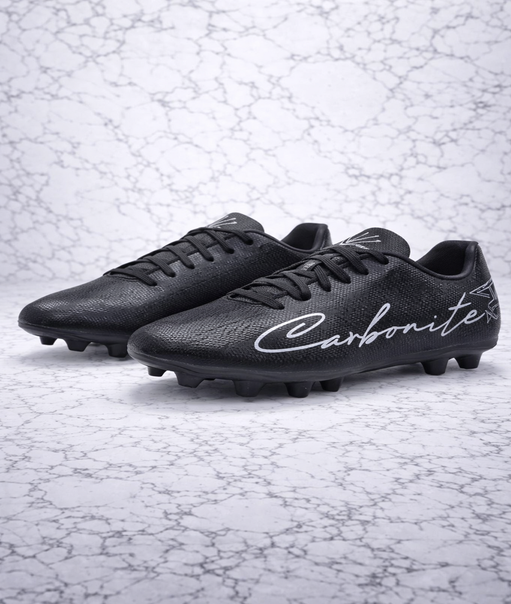 Nivia FB-1659 Carbonite 7.0 Black Football Stud Shoes
