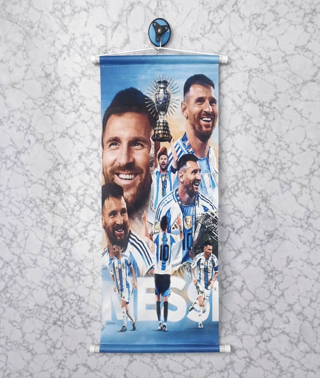 Mix Messi Face Wall Banner