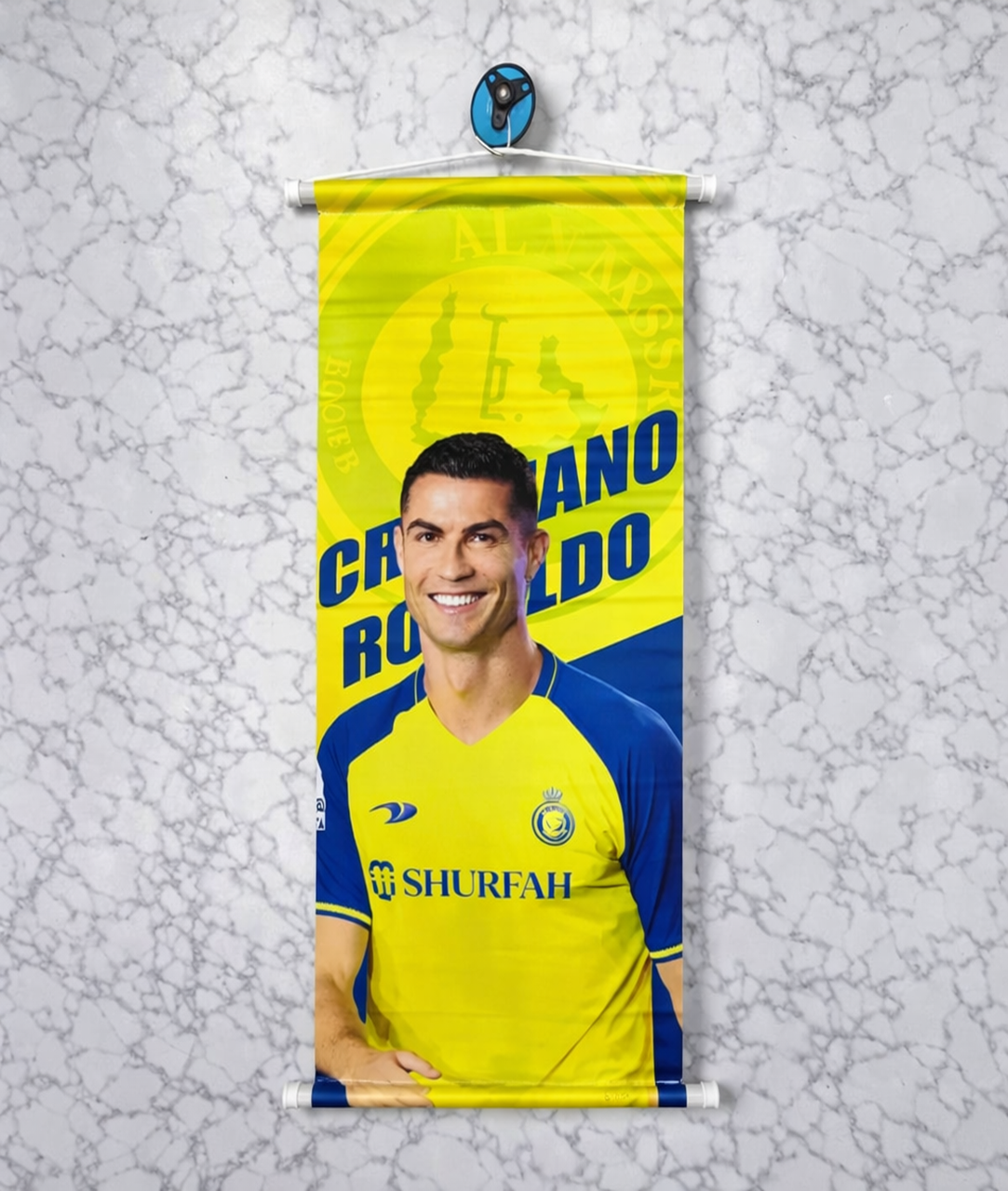 Al Nassr With Ronaldo Wall Banner