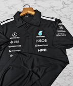 Mercedes-AMG F1 Team Black polo T-shirt