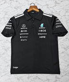 Mercedes-AMG F1 Team Black polo T-shirt