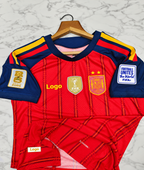Spain Home 2026 Player Version Football Jersey (With Badage)
