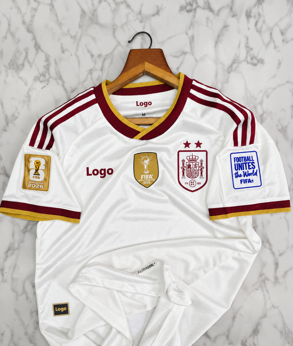Spain Away 2026 Pplayer Version Football Jersey (With Badage)