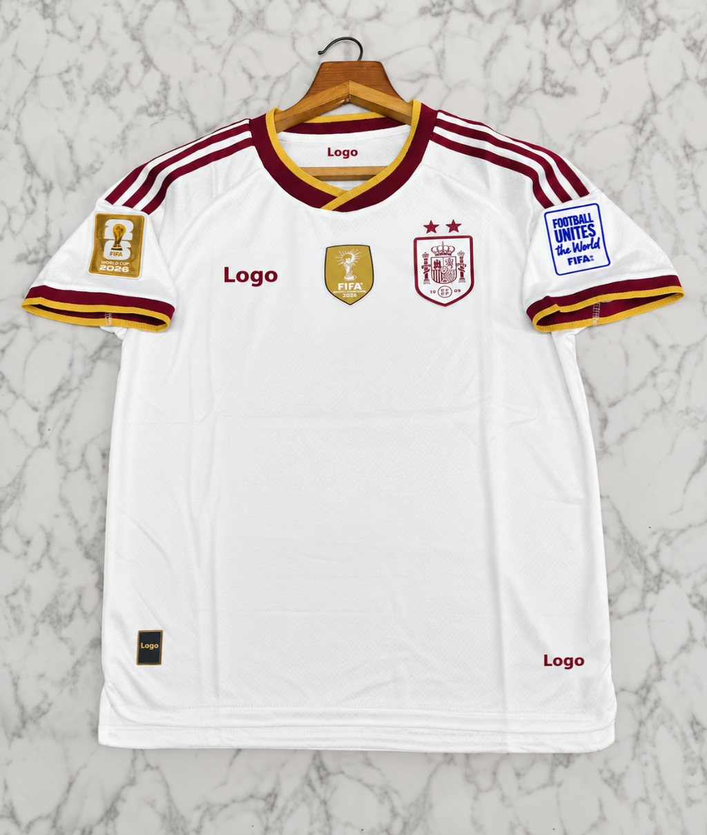 Spain Away 2026 Pplayer Version Football Jersey (With Badage)