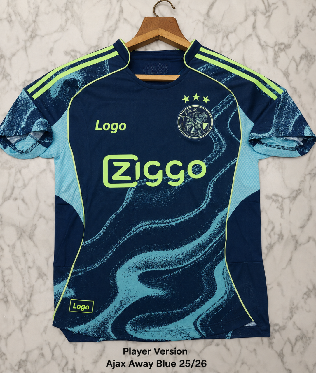 Ajax Away 25/26 Player Version Football Jersey