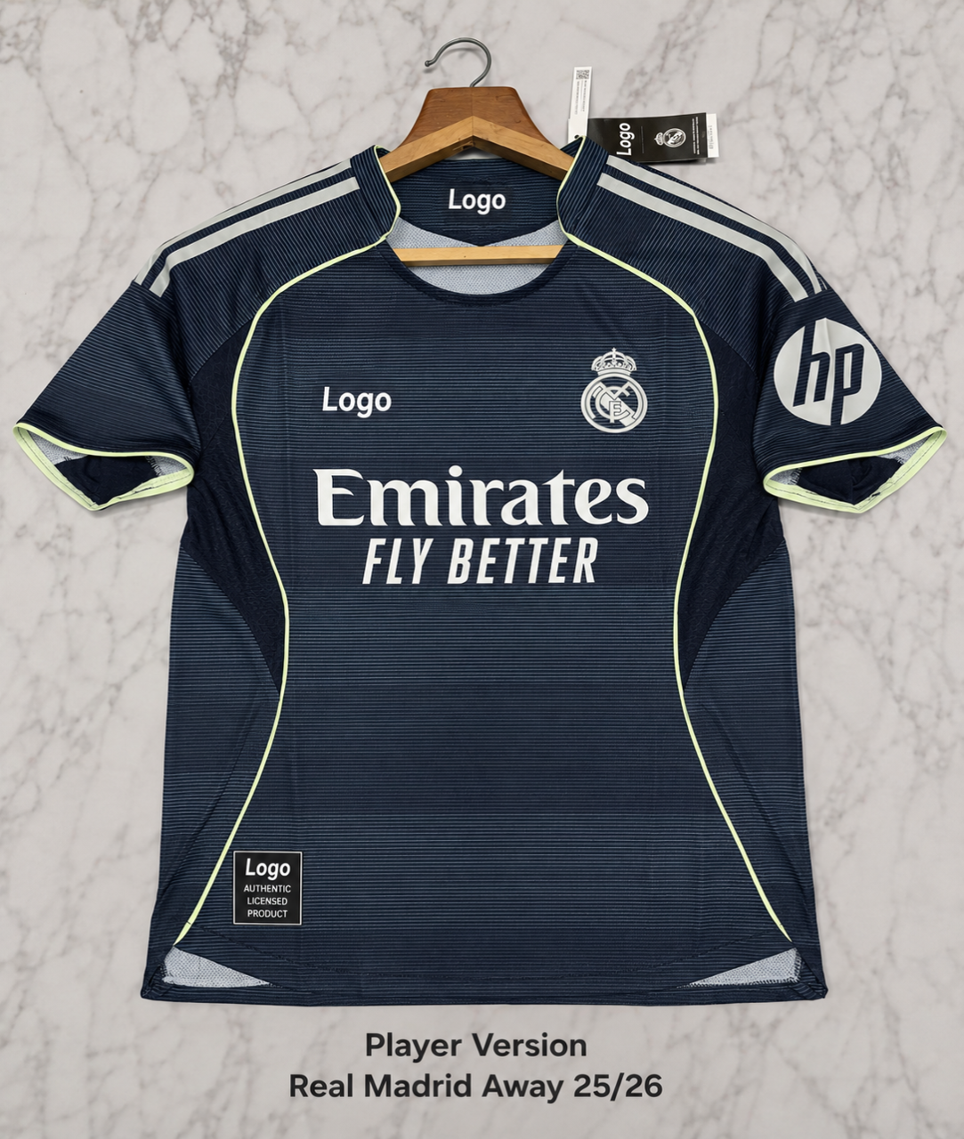 Real Madrid Away 25/26 Player Version Football Jersey