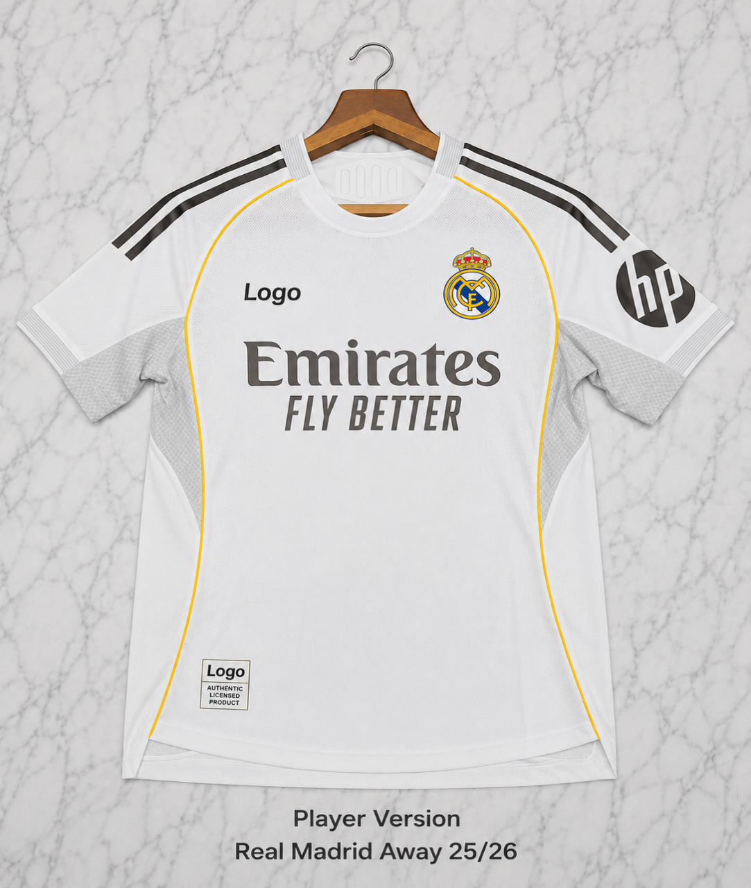 Real Madrid Home 25/26 Player Version Football Jersey