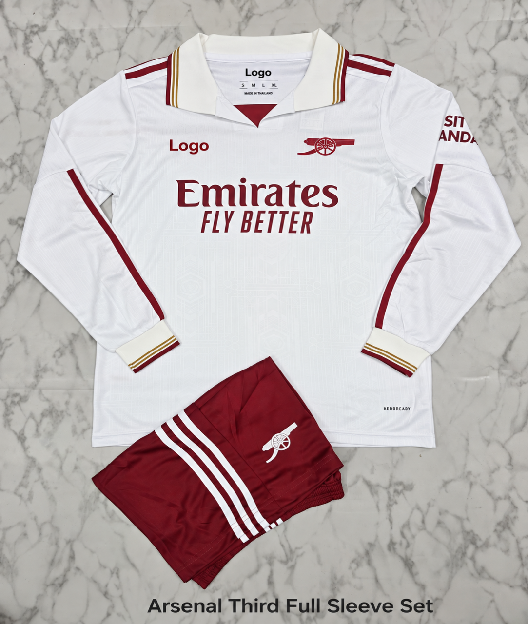 Arsenal Third 25/26 Full Sleeves Football Jersey Set (Jersey + Shorts)