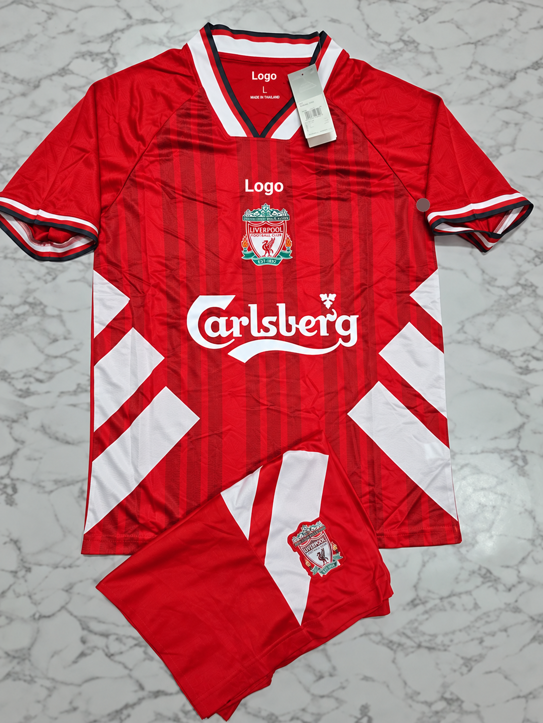 Liverpool Home 1993/94 Retro Football Jersey Set (Jersey + Shorts)