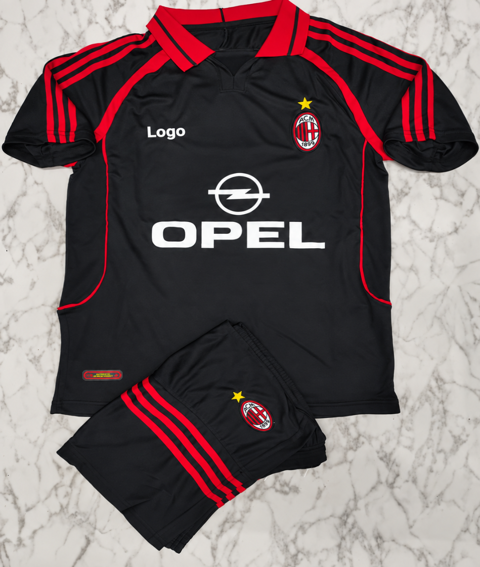 AC Milan Away 1993/95 Retro Football Jersey Set (Jersey + Shorts)