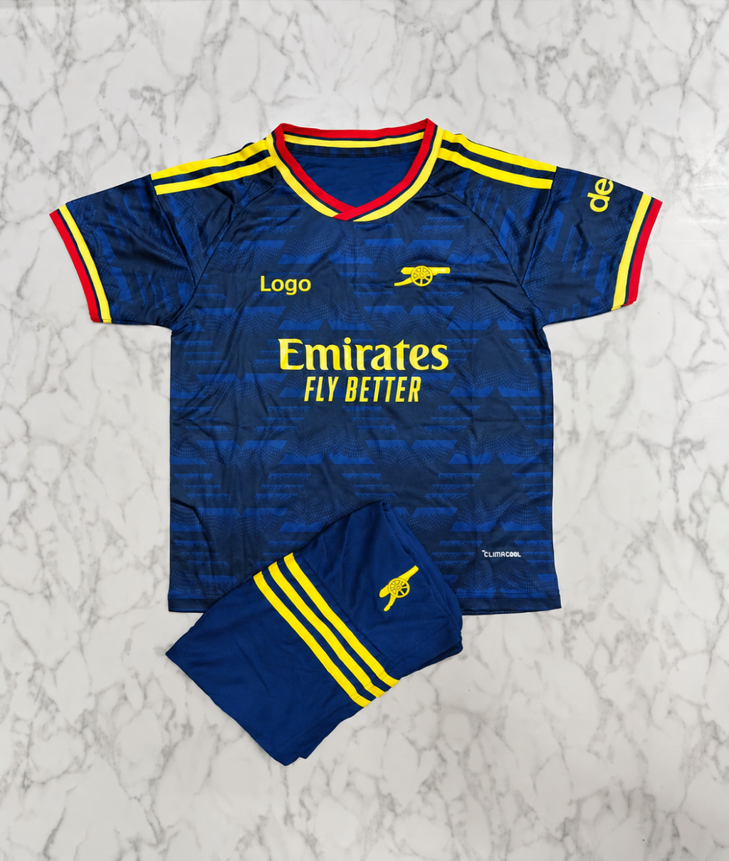 Arsenal Away 26/27 Imported Kids Football Jersey Set (Jersey + Shorts)