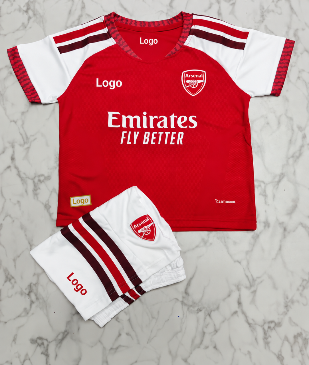 Arsenal Home 26/27 Imported Kids Football Jersey Set (Jersey + Shorts)