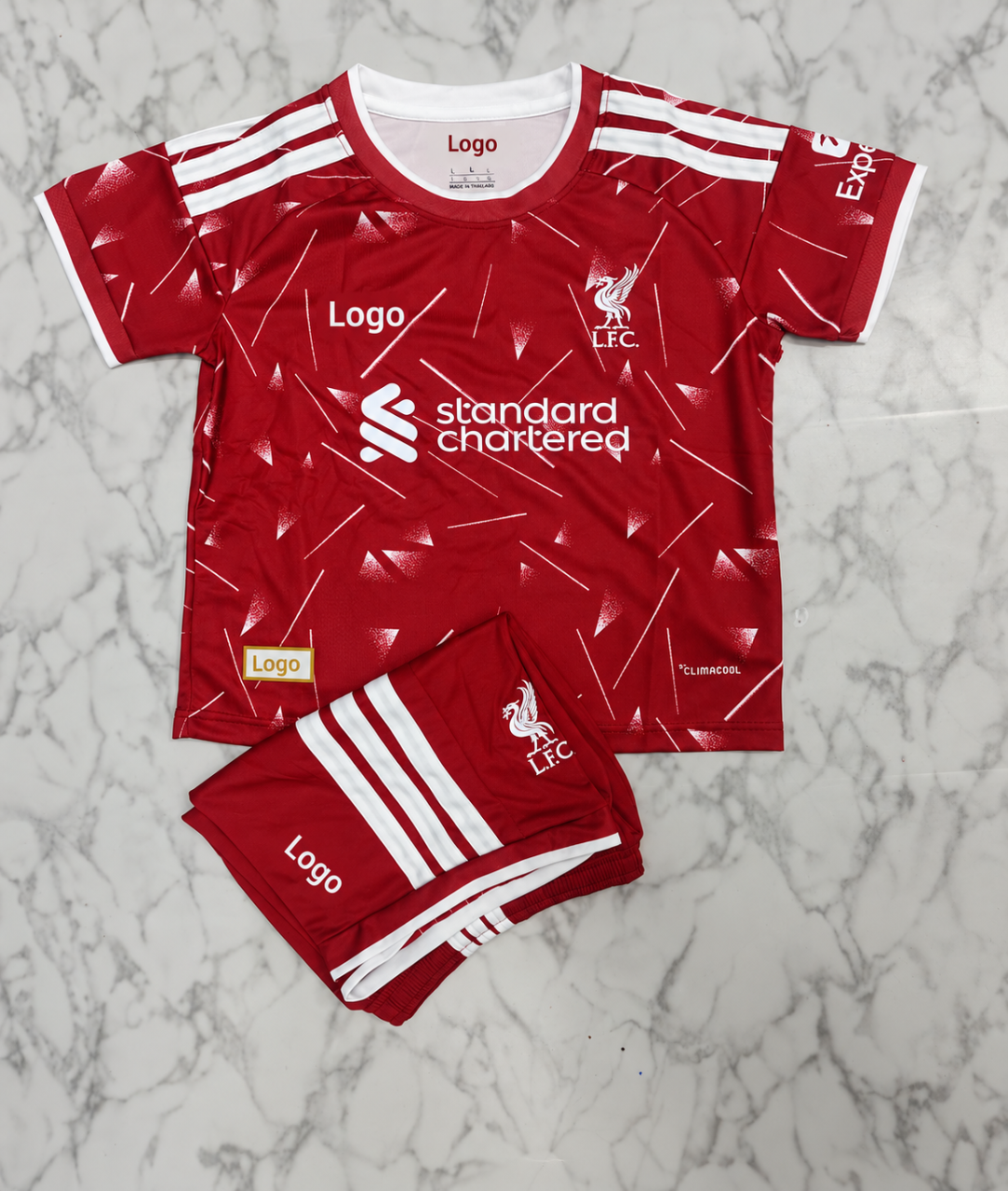 Liverpool Home 26/27 Imported Kids Football Jersey Set (Jersey + Shorts)