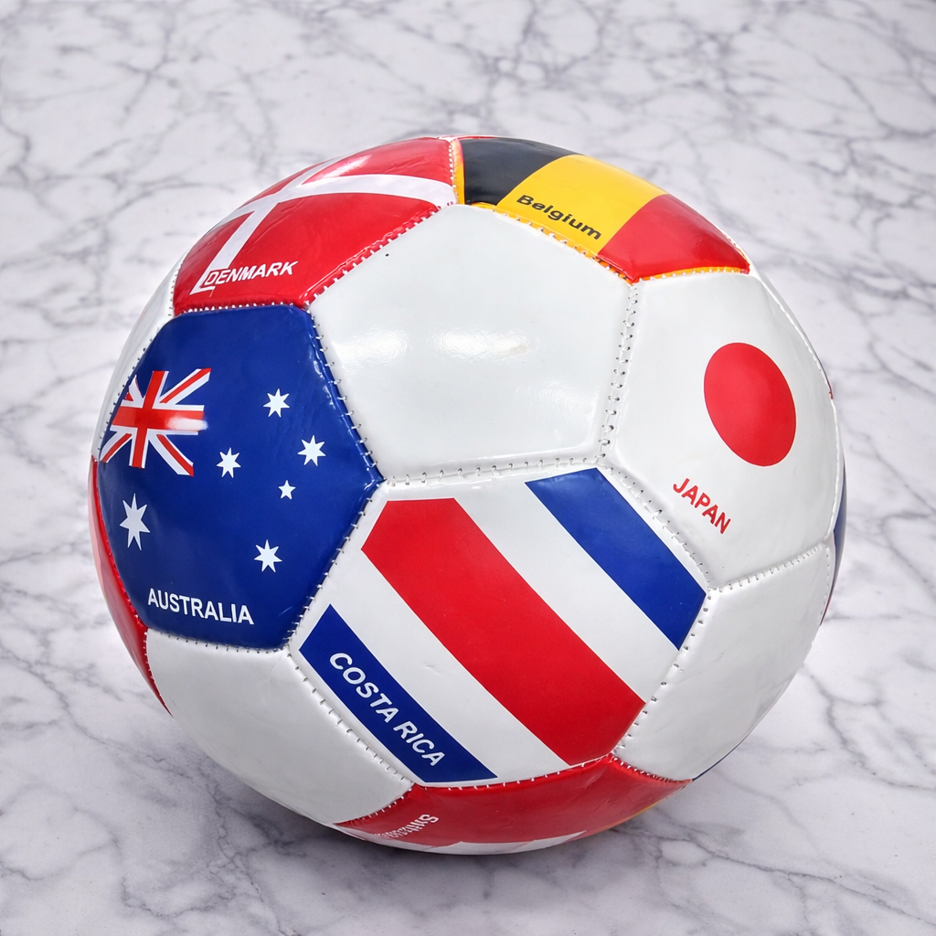 Multi Flag Country Football (Size 5)