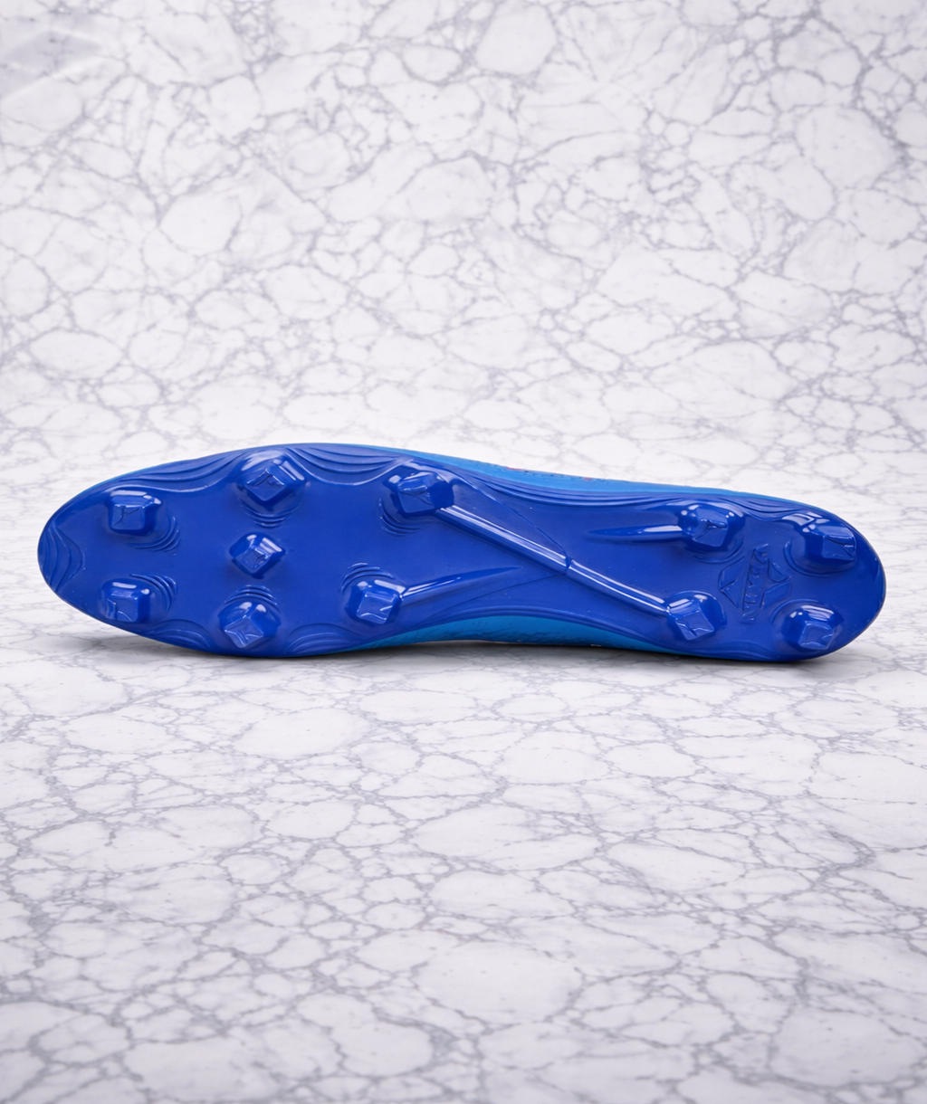 Nivia FB-1659 Carbonite 7.0 Mid Blue Football Stud Shoes