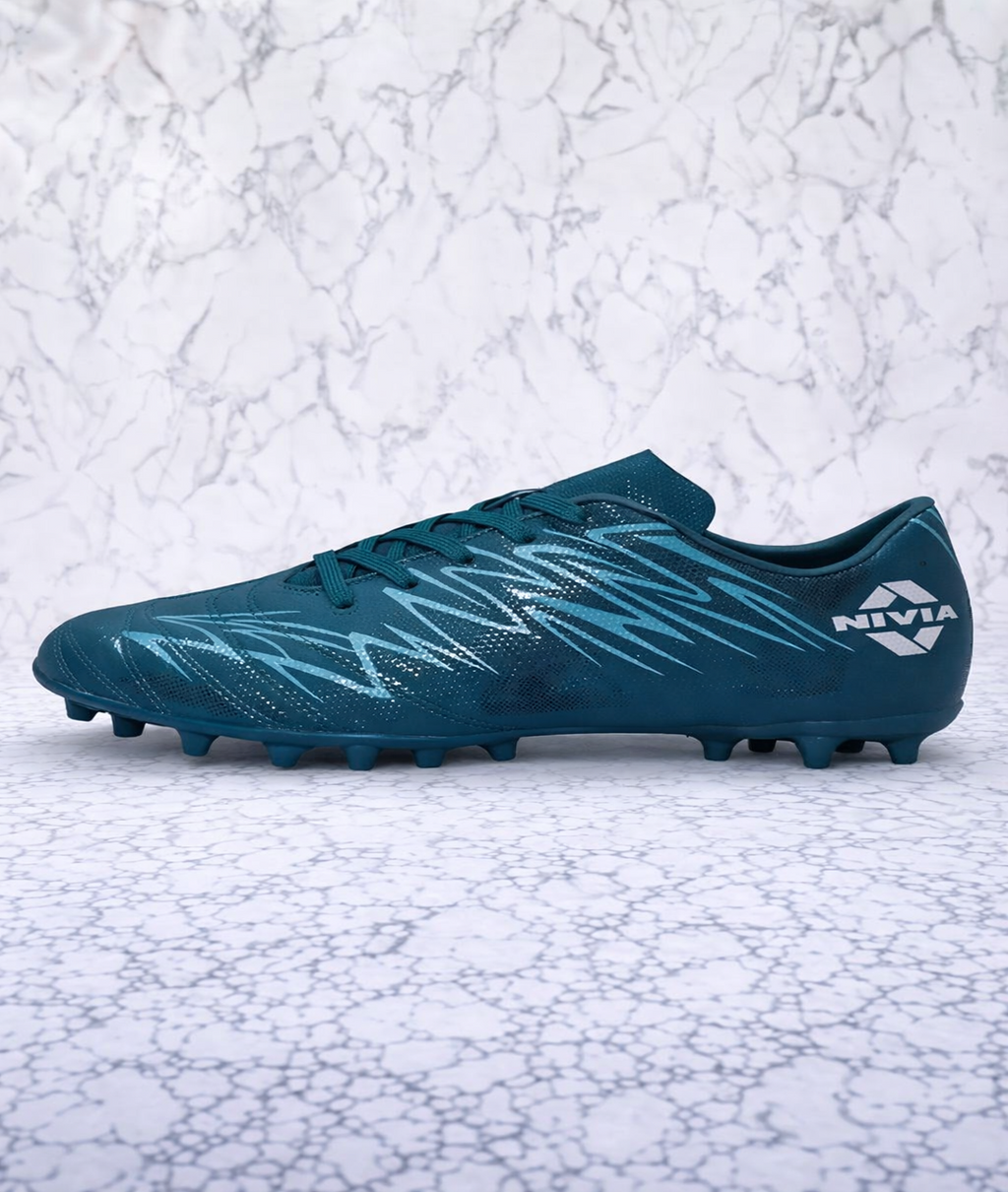 Nivia Encounter MG 11 FB-1667 Arabian Green Football Stud Shoes