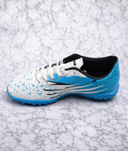 Vector X Fizer 7.0 White/Cyan Football Turf Shoes