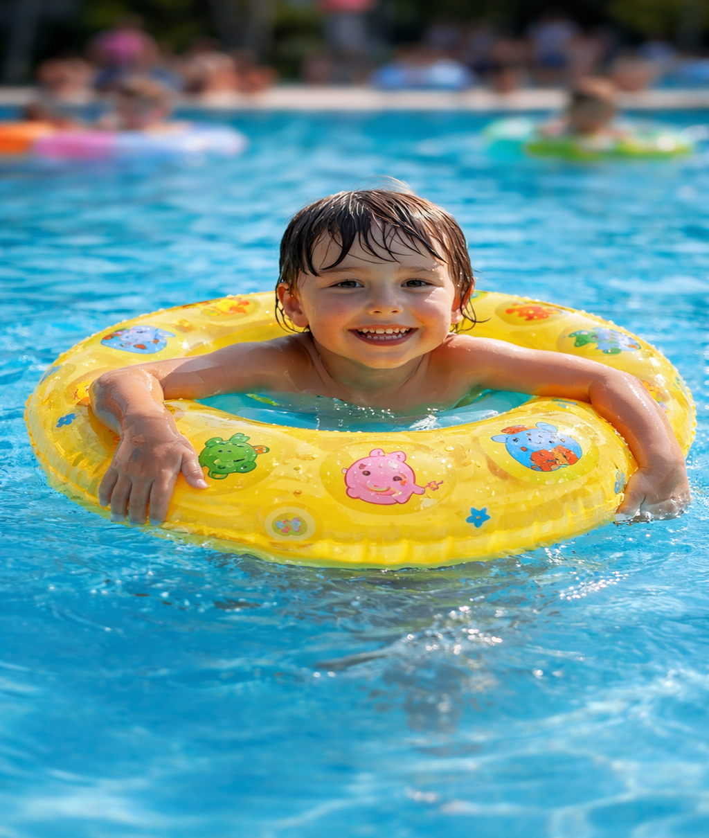Konex CI - 111 Yellow Swimming Ring ( 70 cm ) ( 10 to 15 Year )