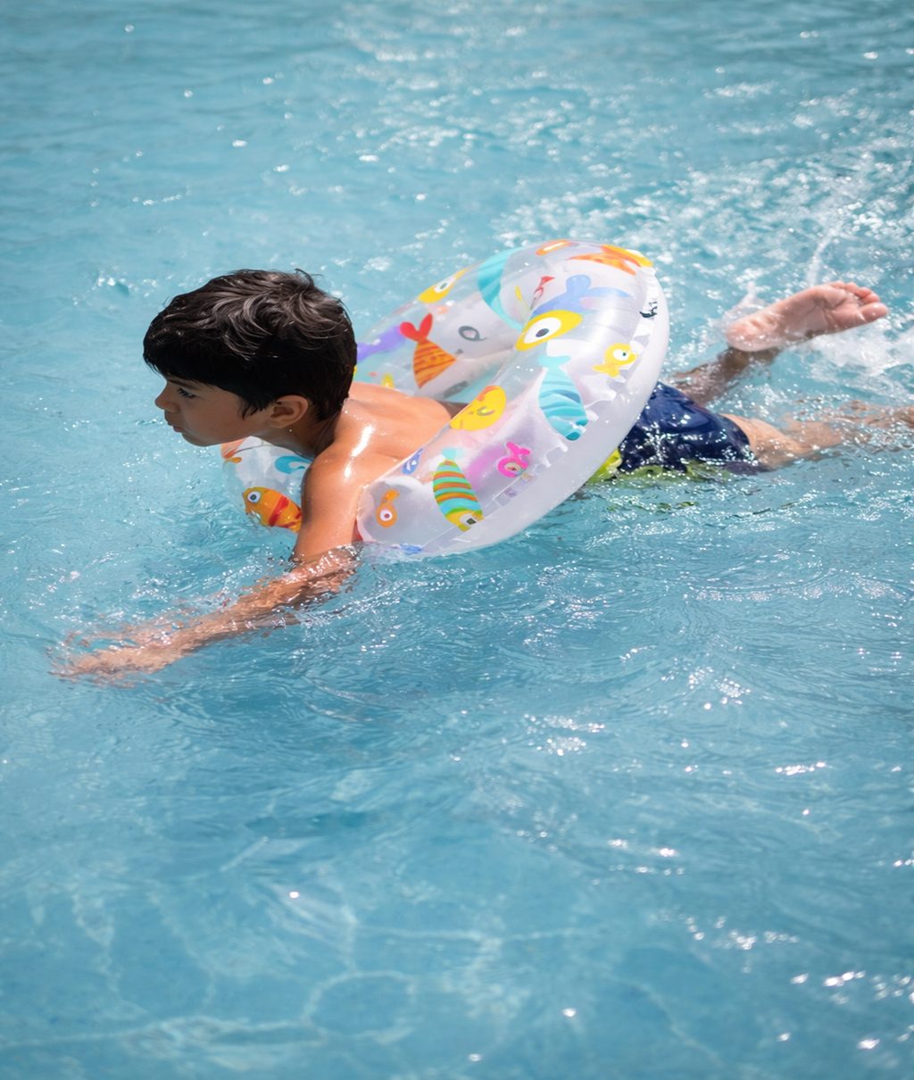 Intex Wet Set Collection Swimming Ring 59241NP ( 61 cm ) ( 6 to 10 year)