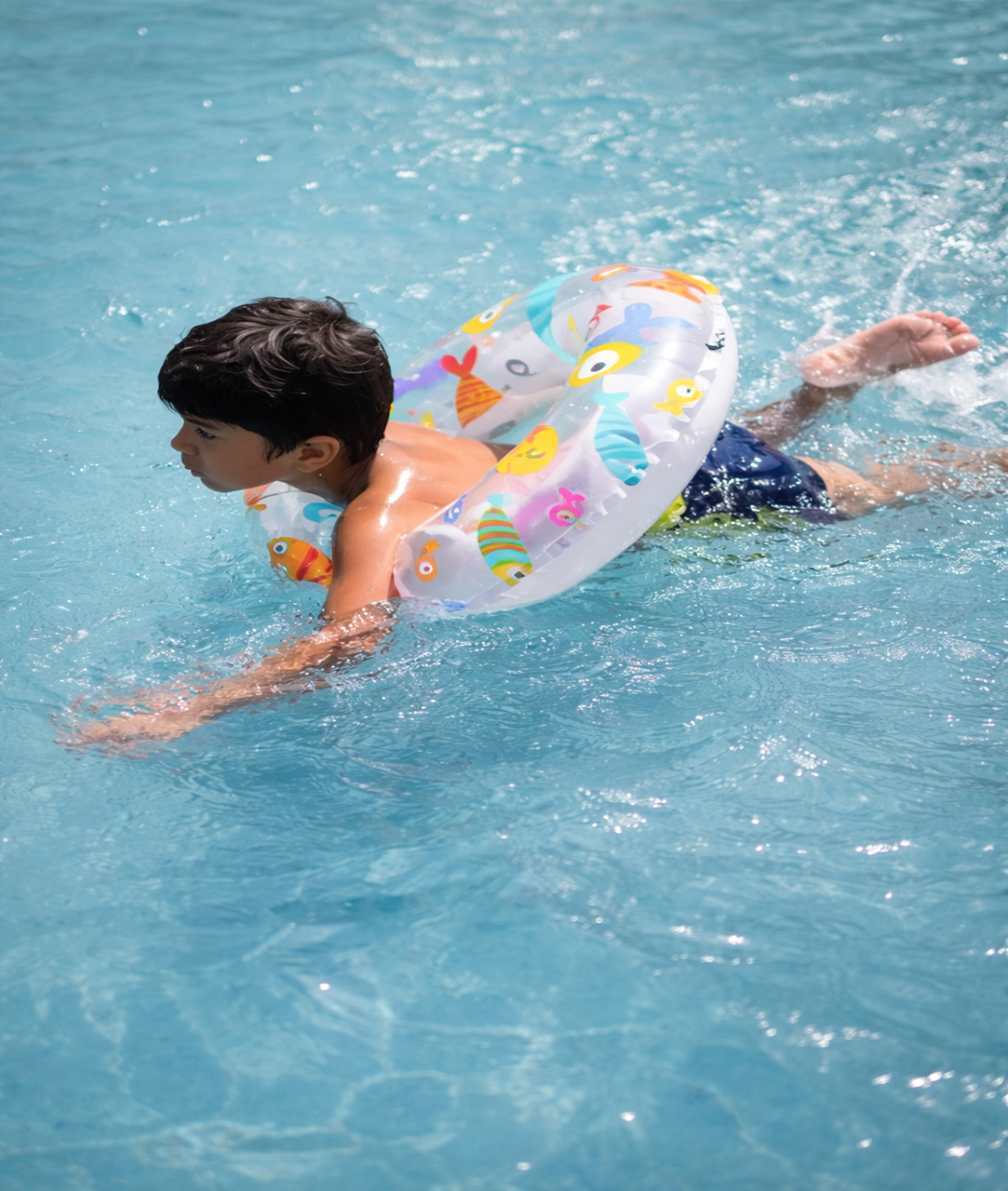 Intex Wet Set Collection Swimming Ring 59241NP ( 61 cm ) ( 6 to 10 year)