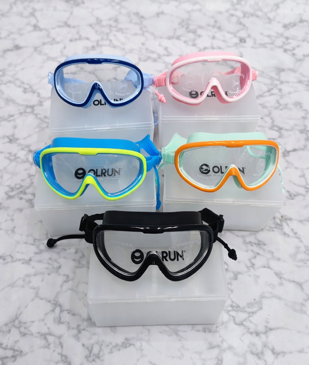 Olrun 8000 Kids Swimming Goggles