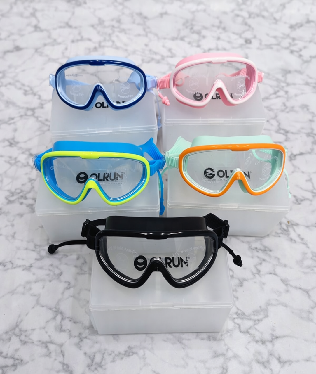 Olrun 8000 Kids Swimming Goggles