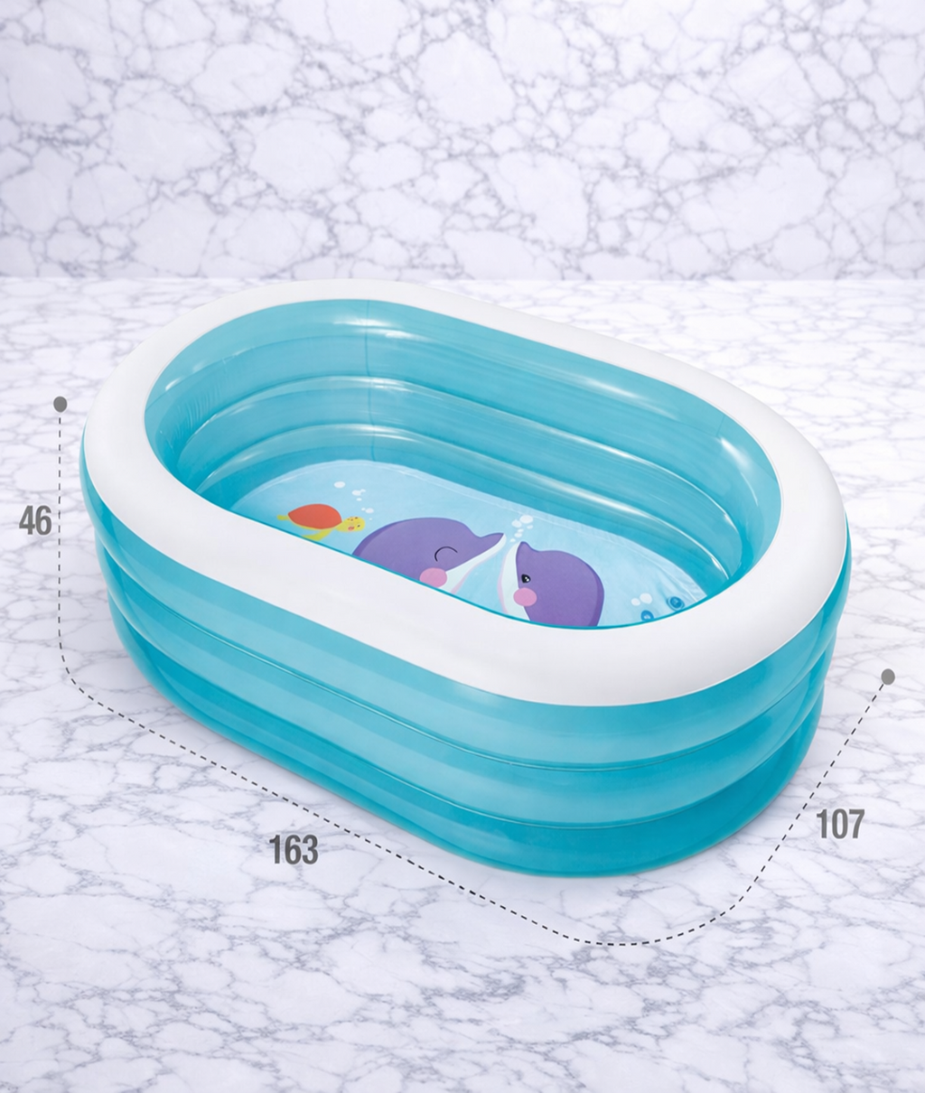 Intex 57482 Swimming Bath Tub / Pool ( 1.63m / 1.07m / 46cm )