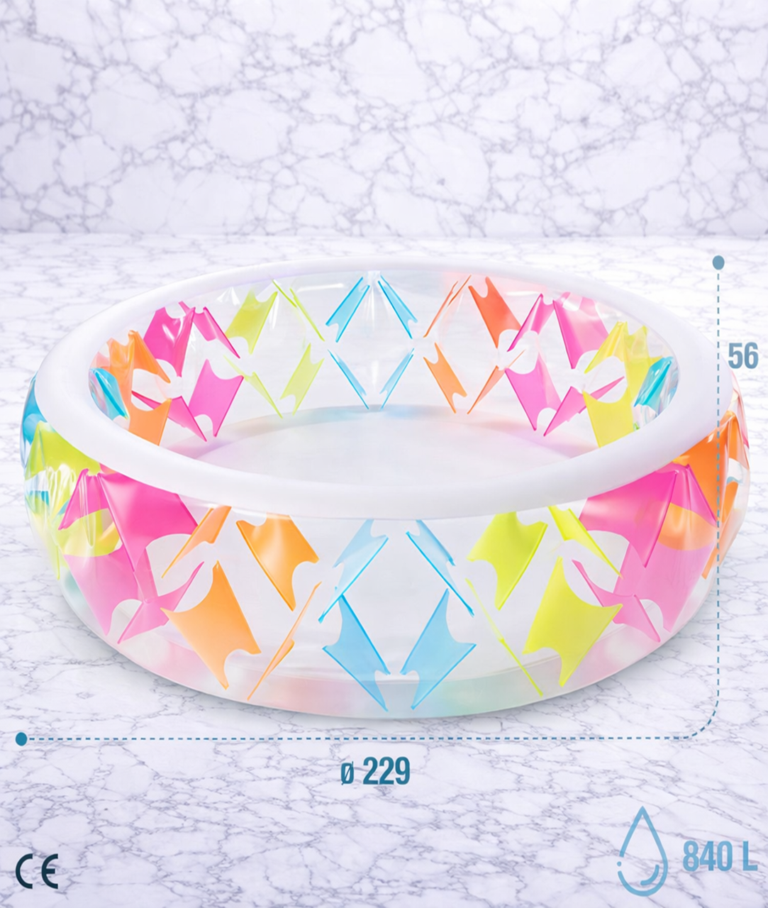 Intex 56494 Swimming Bath Tub / Pool ( 2.29cm / 56cm )