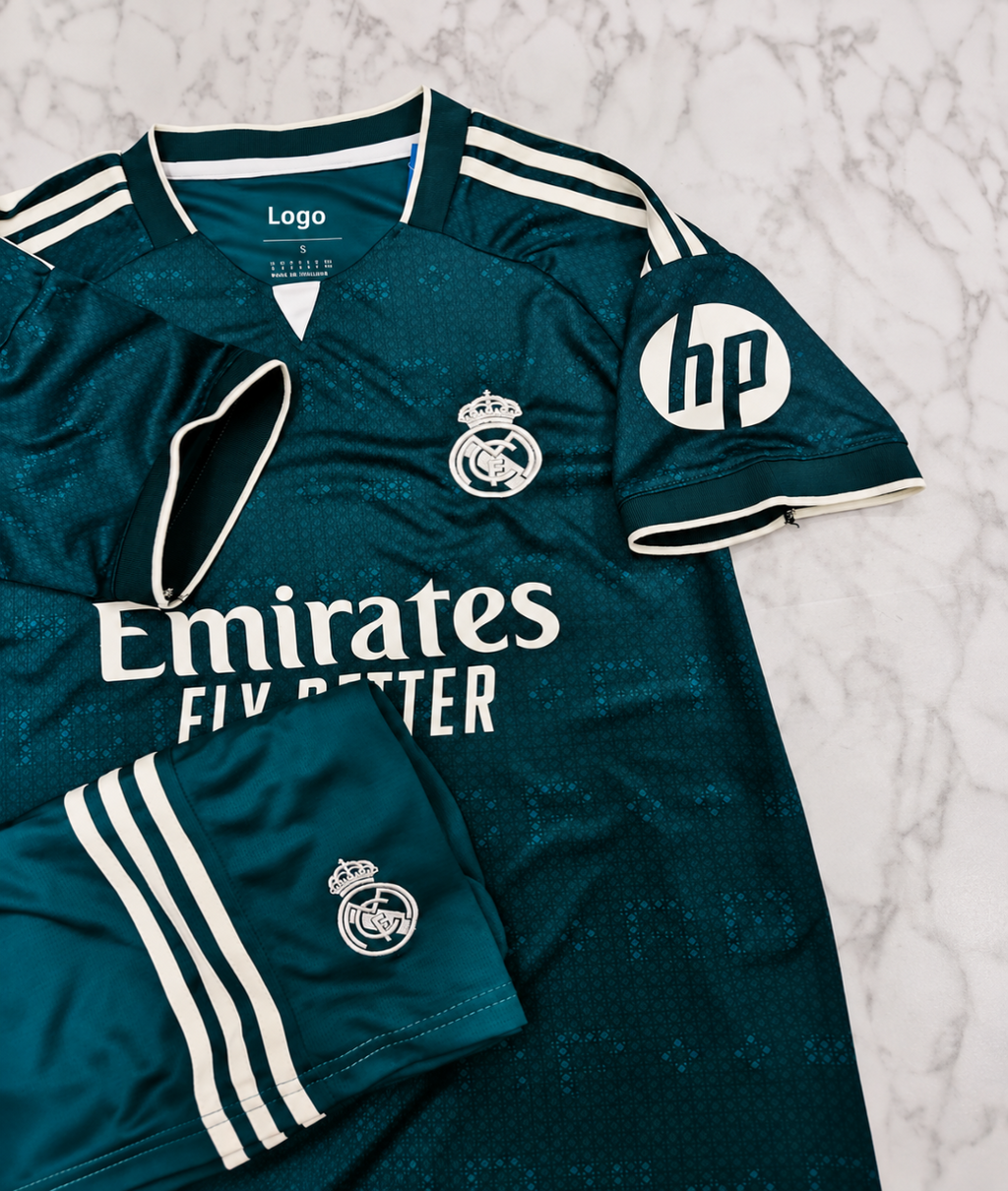 Real Madrid Away 26/27 Football Jersey Set (Jersey + Shorts)