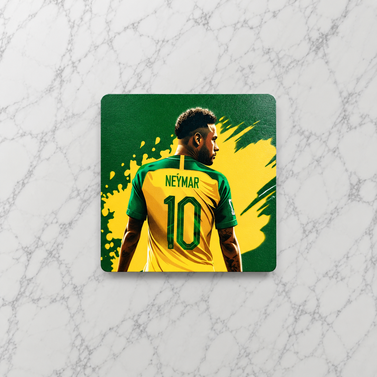 Neymar 10 Brazil Magnetic Sticker