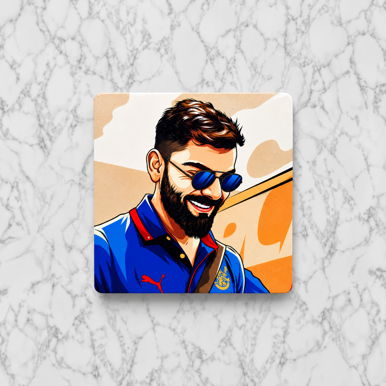 Virat Kolhi Magnetic Sticker