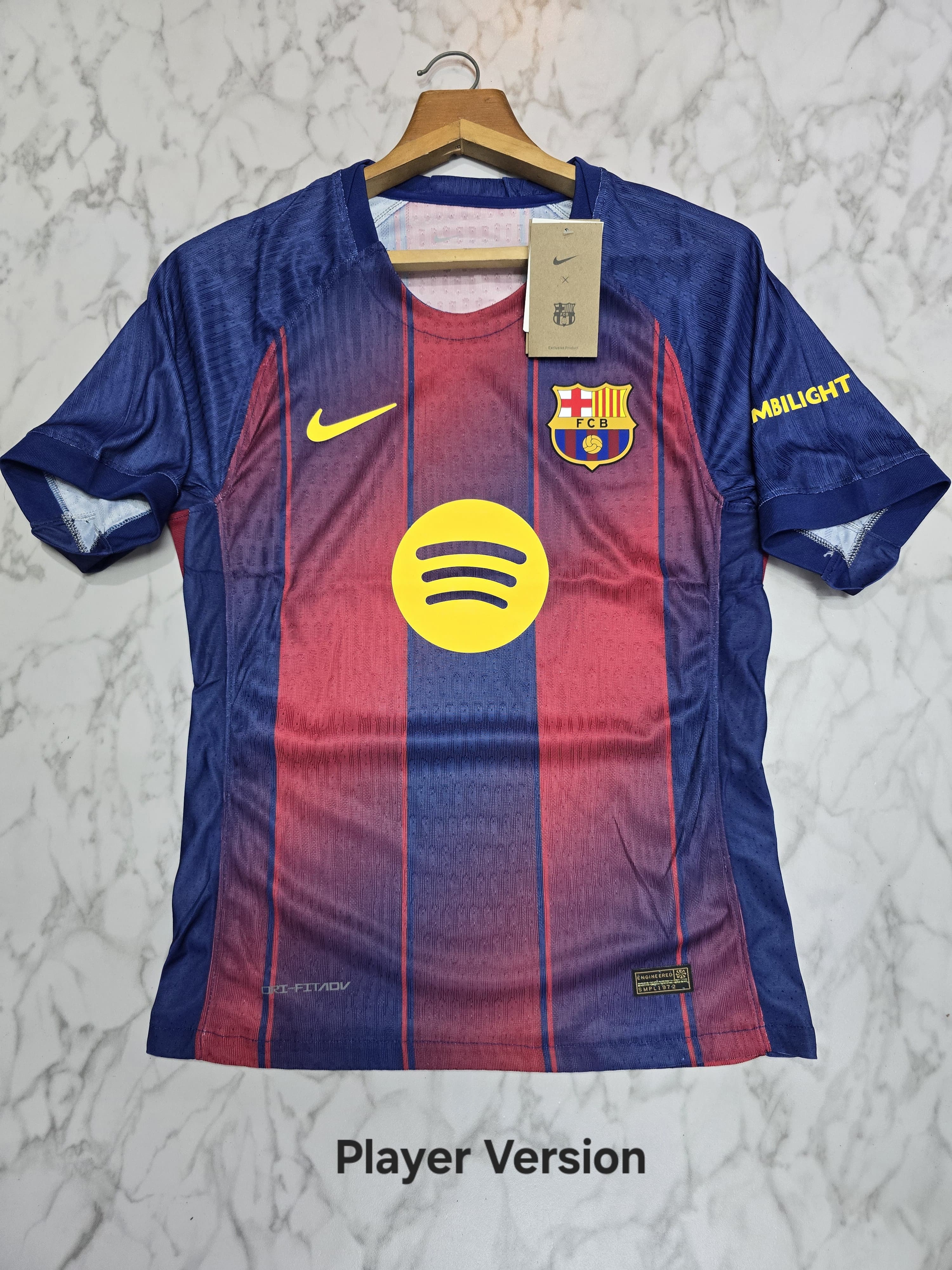 FC Barcelona Home 25/26 Player Version Football Jersey