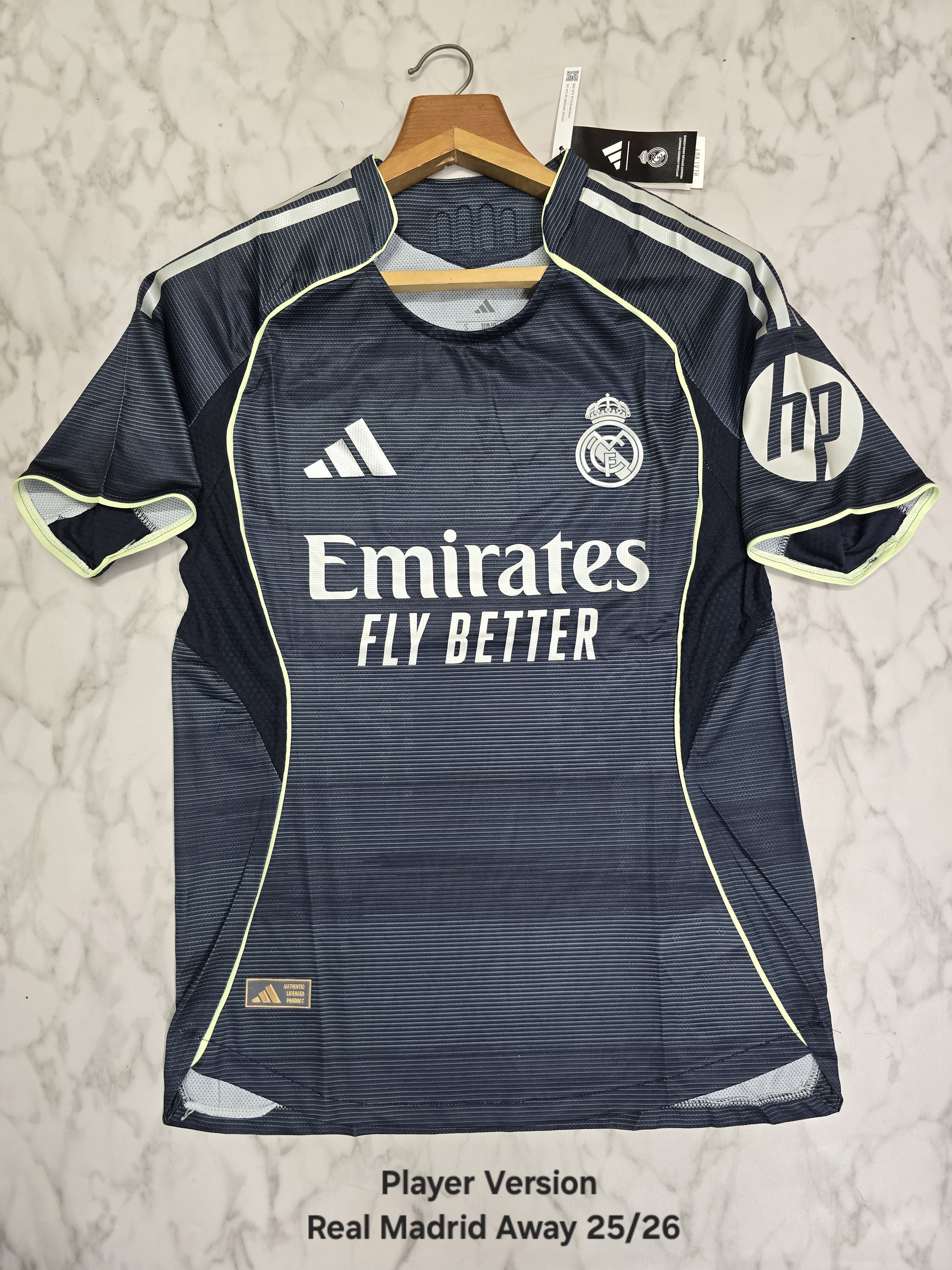 Real Madrid Away 25/26 Player Version Football Jersey