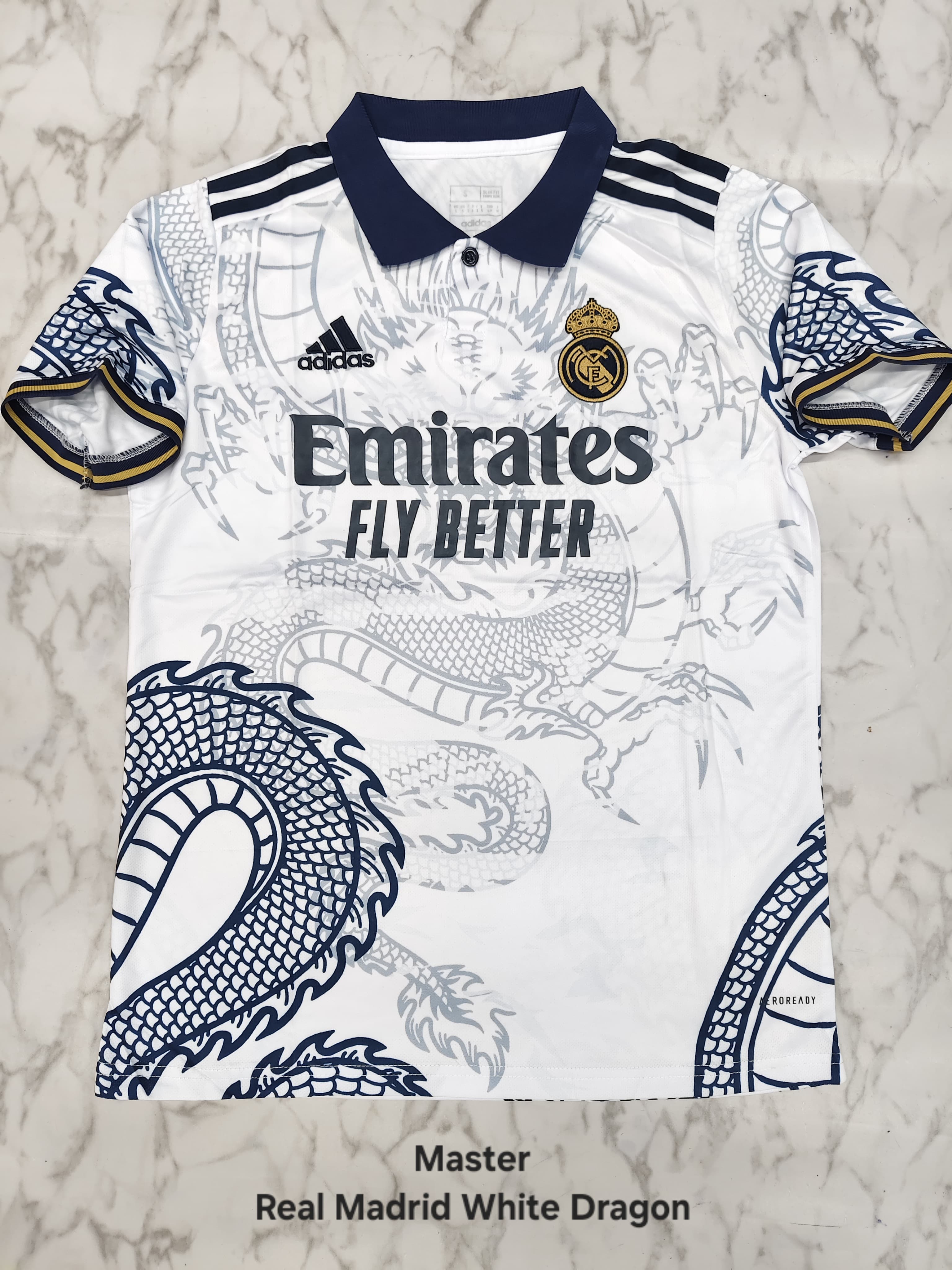 Real Madrid White Dragon 25/26 Master Quality – Fan Version Football Jersey