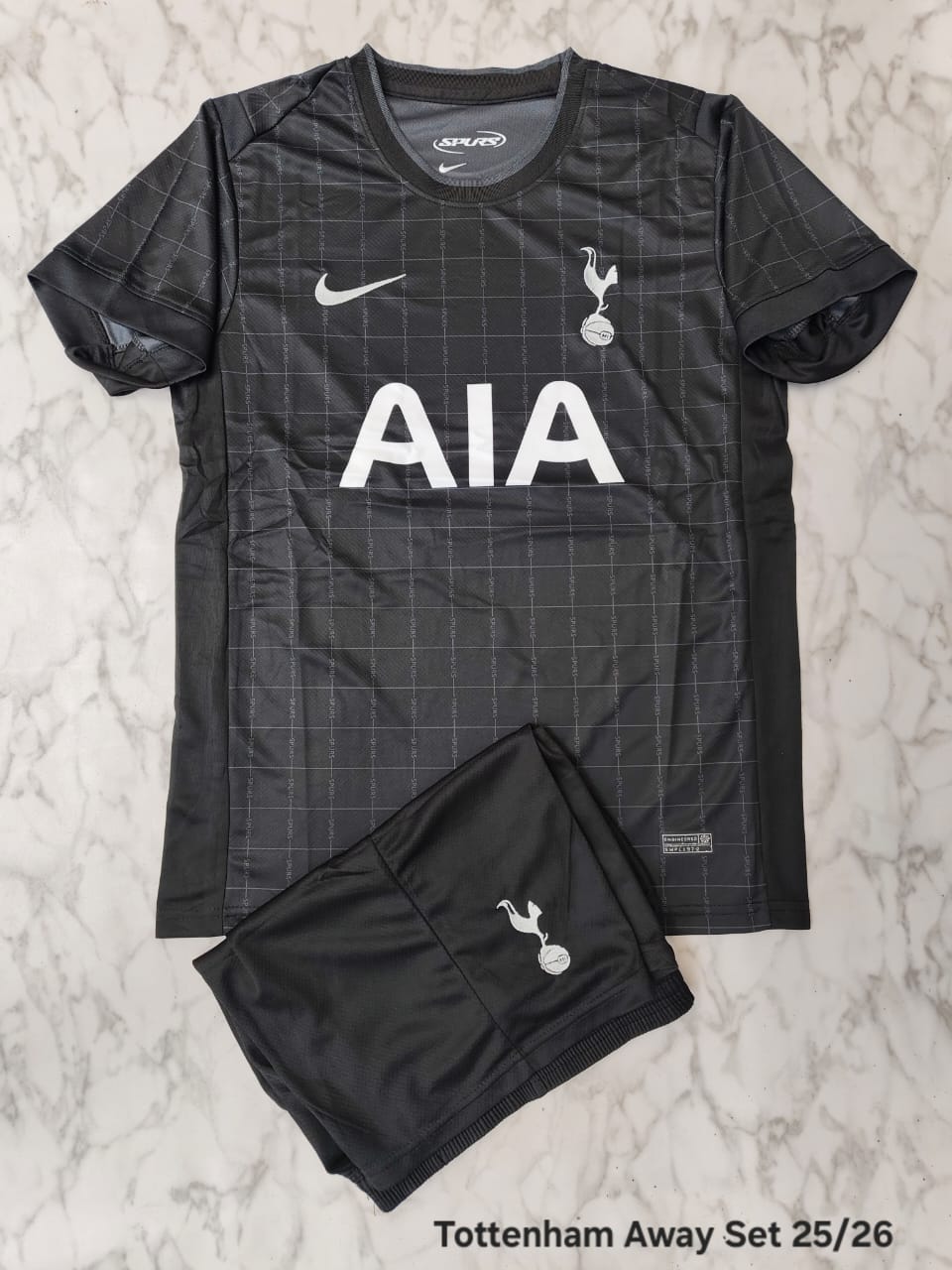 Tottenham Away 25/26 Football Jersey Set (Jersey + Shorts)